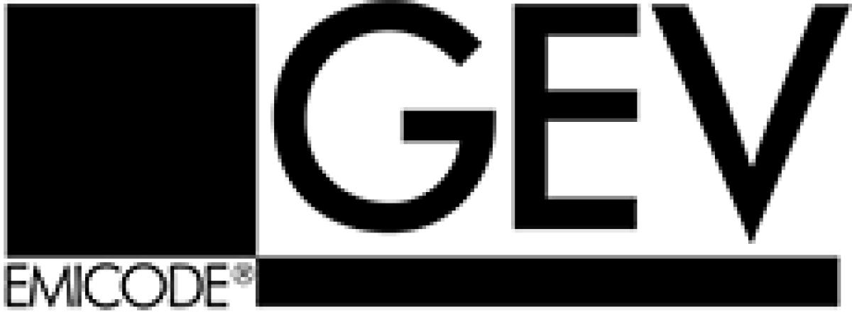 GEV logo black